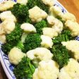 カリフラワーとブロッコリーの簡単サラダ