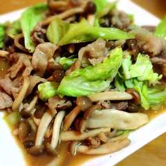 豚肉とキノコのみそ炒め-レシピのメイン写真