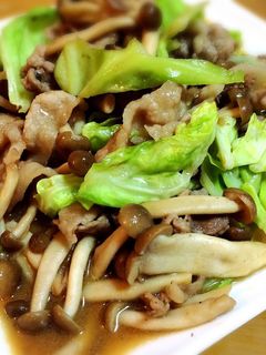 豚肉とキノコのみそ炒め-レシピのメイン写真