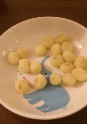 モチモチじゃがいもボール離乳食つかみ食べ-レシピのメイン写真