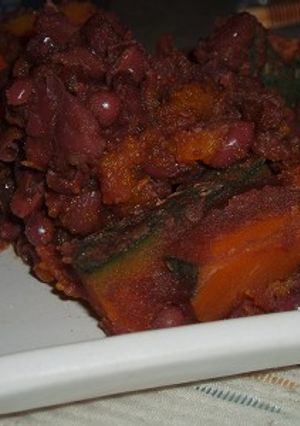 ゆでこぼし無し。体に優しい小豆かぼちゃ-レシピのメイン写真