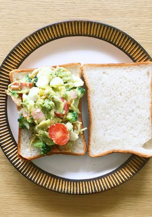 断裂飯1：アボカドベーコンのサンドイッチ-レシピのメイン写真