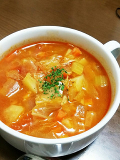ツナ缶で!具だくさん☆ミネストローネ-レシピのメイン写真