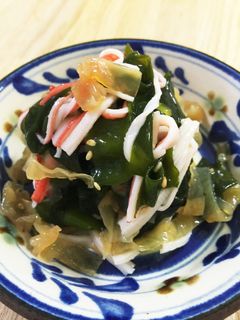 ワカメと中華クラゲの和え物-レシピのメイン写真