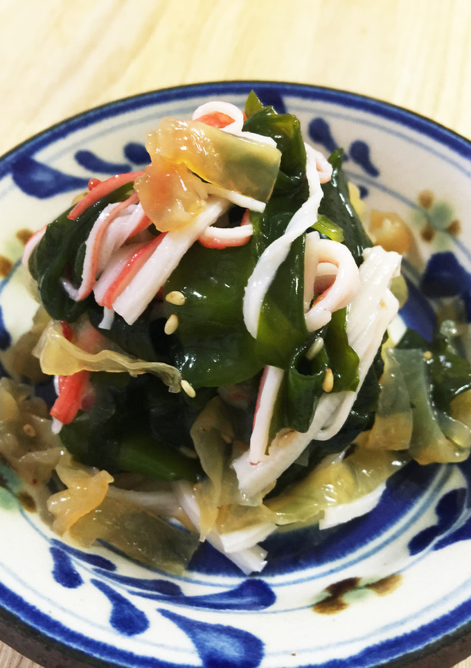 ワカメと中華クラゲの和え物-レシピのメイン写真