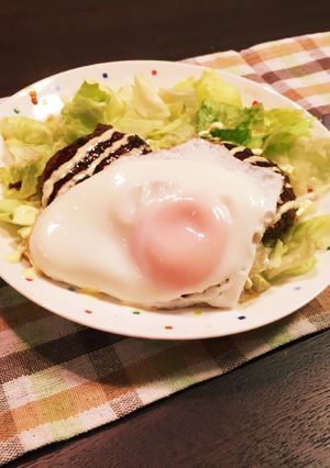 糖質制限!照り焼きもやしハンバーグ-レシピのメイン写真