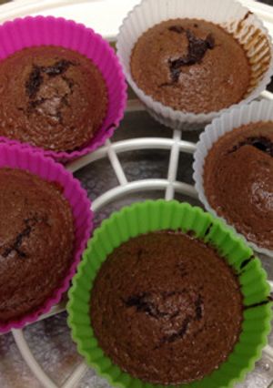 簡単！フォンダン風チョコカップケーキ-レシピのメイン写真