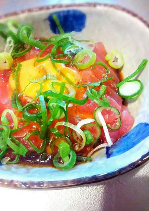 居酒屋メニュー「マグロユッケ」のタレ-レシピのメイン写真