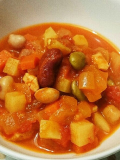 お豆と野菜のトマト煮-レシピのメイン写真