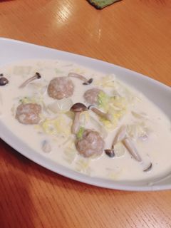 *簡単に白菜のクリーム煮*-レシピのメイン写真