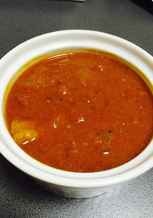 トマトと100均スパイスでインドカレー風-レシピのメイン写真