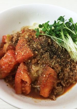 簡単！トマトチーズ担々麺-レシピのメイン写真