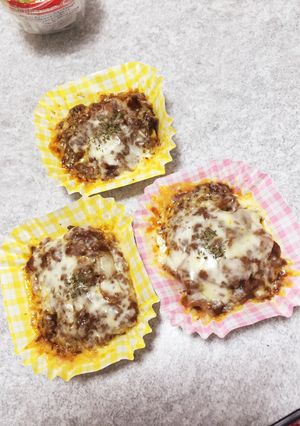 カレーの残りもので簡単♪お弁当グラタン♪-レシピのメイン写真