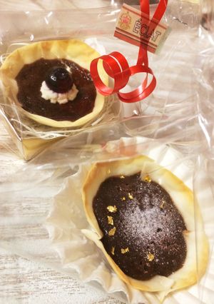 改訂版!器も食べれる♪簡単チョコタルト-レシピのメイン写真