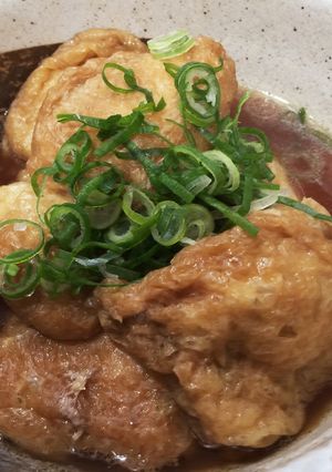 中華風!油揚げの肉詰め煮!-レシピのメイン写真