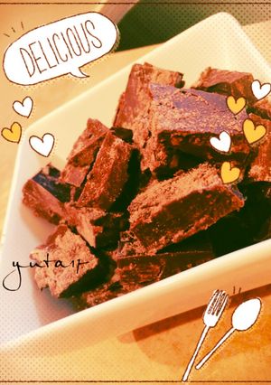 簡単！生クリーム要らずの生チョコ-レシピのメイン写真