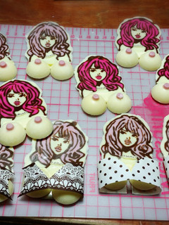 バレンタイン おっぱいチョコ本番♡-レシピのメイン写真