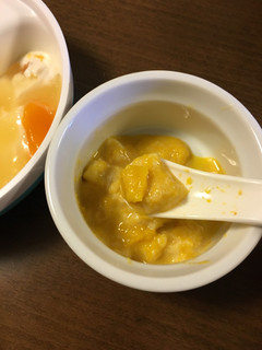 離乳食✳︎かぼちゃのきな粉パンがゆ-レシピのメイン写真