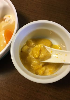 離乳食✳︎かぼちゃのきな粉パンがゆ-レシピのメイン写真
