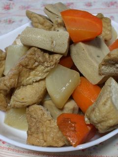 がんもと厚揚げと高野豆腐の煮物-レシピのメイン写真