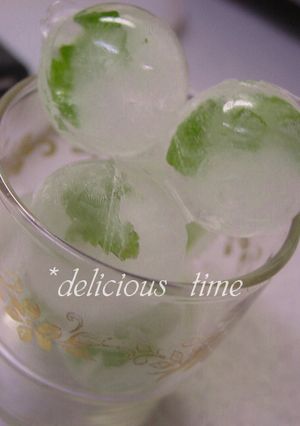 おうちカフェ☆ミント氷-レシピのメイン写真