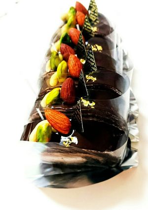 バレンタイン チョコロールケーキ-レシピのメイン写真