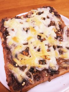 あんこチーズトースト-レシピのメイン写真