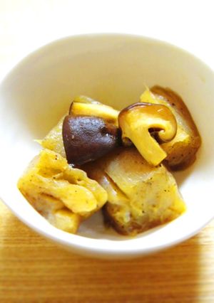 こんにゃくと椎茸のポン酢煮-レシピのメイン写真