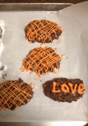 チョコフレークXチョコのWチョコバー♡-レシピのメイン写真