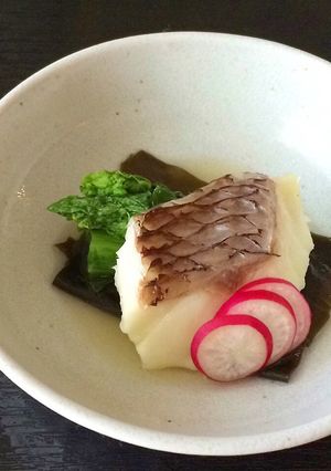 レンジで作る鯛の酒蒸し-レシピのメイン写真