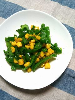 お弁当に♪ピーマンとコーンぴりっとソテー-レシピのメイン写真