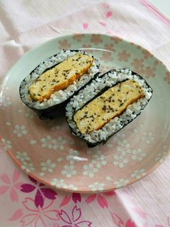 とうふ卵焼きのおにぎらず-レシピのメイン写真