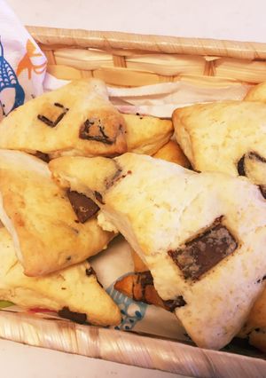 ココナッツオイルのチョコスコーン-レシピのメイン写真