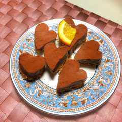 รูปของ 超簡単！バレンタイン生チョコケーキ