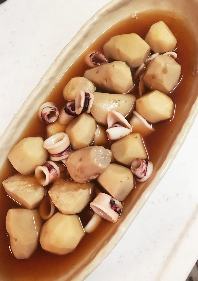 ♪里いもとイカの煮物♪-レシピのメイン写真