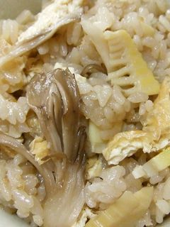 筍と舞茸の炊き込みご飯-レシピのメイン写真