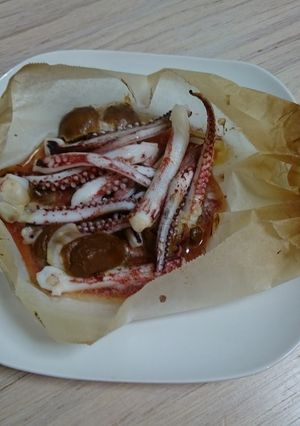 新鮮なイカワタで♪ゲソのバター醤油焼き★-レシピのメイン写真