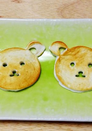 【食パン用抜き型】クマさんはんぺん-レシピのメイン写真