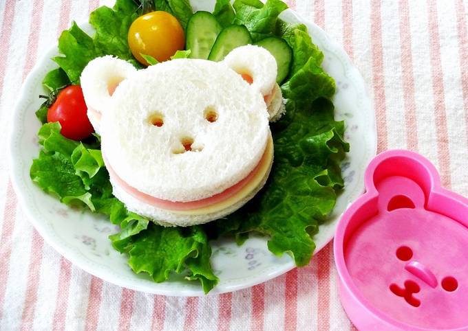 食パン用抜き型】クマさんサンドイッチ by KOKUBO 【クックパッド】 簡単おいしいみんなのレシピが392万品