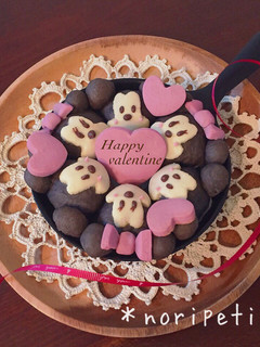 バレンタイン♡ミッキー&ミニーちぎりパン-レシピのメイン写真