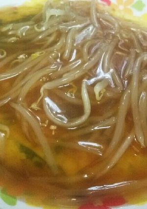 水菜のキッシュ風☆もやしあんかけ☆-レシピのメイン写真
