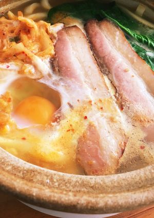 簡単！鍋キューブで作る鍋焼きうどん-レシピのメイン写真