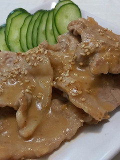 豚肉のゴマドレソース焼き-レシピのメイン写真