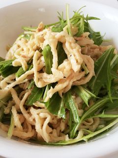 私の切り干し大根と水菜のサラダ-レシピのメイン写真