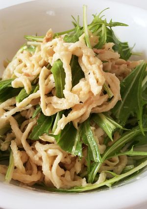 私の切り干し大根と水菜のサラダ-レシピのメイン写真