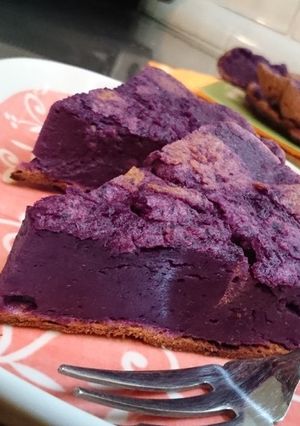 簡単♪紅さつま芋のベイクドケーキ♪-レシピのメイン写真