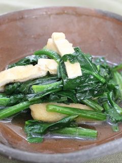 色鮮やか ほうれん草の煮浸し-レシピのメイン写真