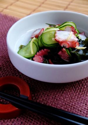 キリリと生姜☆タコとキュウリの酢の物！-レシピのメイン写真