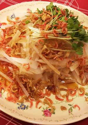 大根サラダ〜あみえびとフライドオニオン〜-レシピのメイン写真