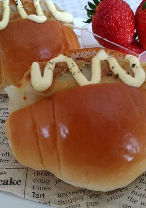 ☆餃子ドック(ロールパンサンドイッチ)☆-レシピのメイン写真